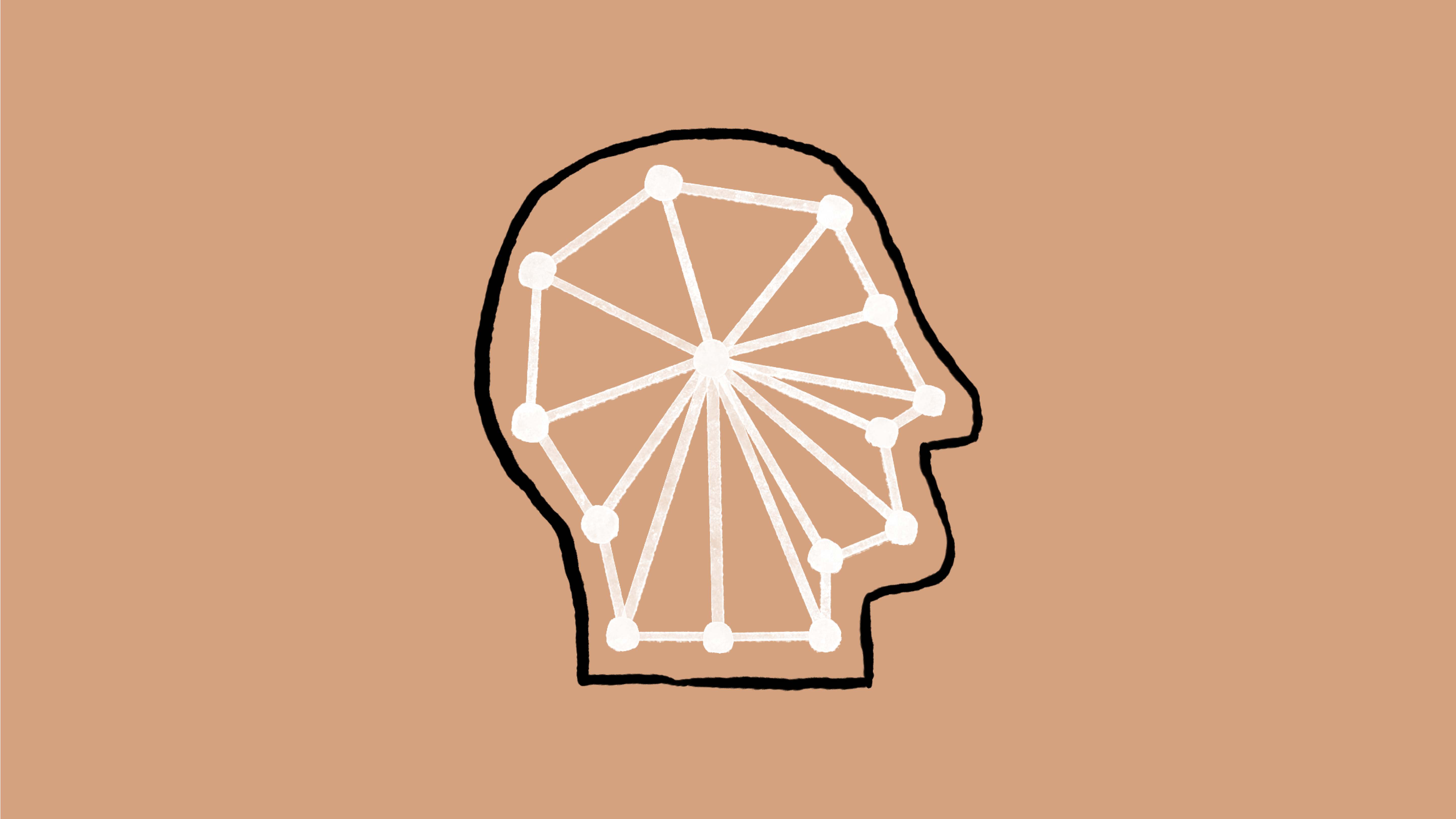 A head with neurons
